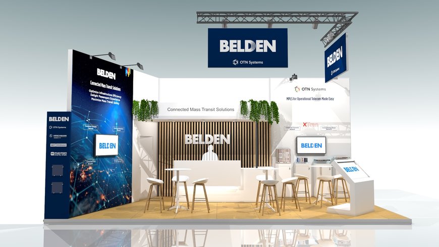 Belden to Show Connected Mass Transit Solutions at InnoTrans 2022